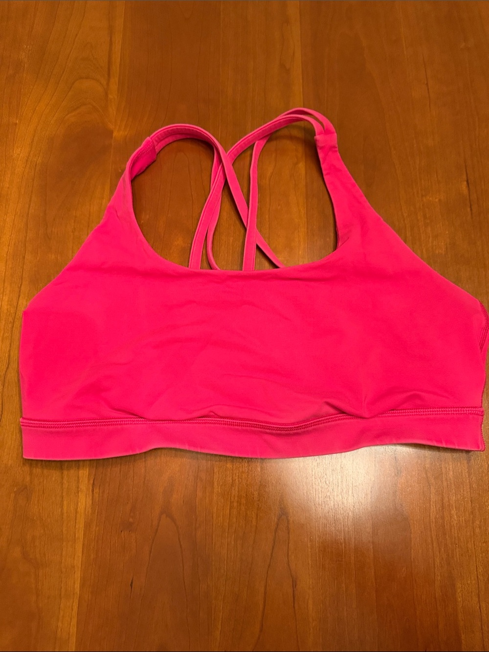 Women's Hot Pink Ent Sports Bra - Lululemon Size 12